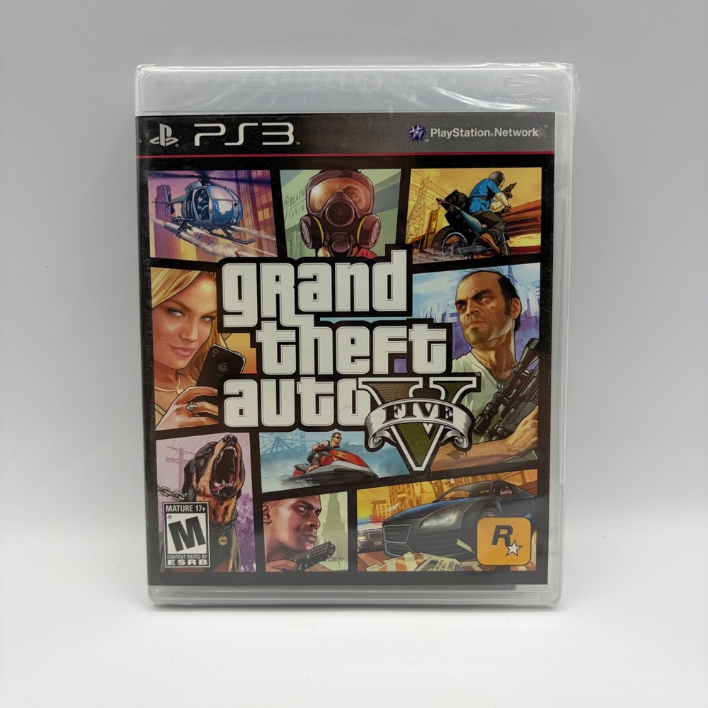 Grand Theft Auto V GTA 5 Sony PlayStation 3 PS3 Rockstar Games 2013 Action RPG